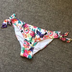 Floral bikini bottom